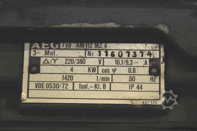 Kühlwasserpumpe Forst-Enor mit Behälter