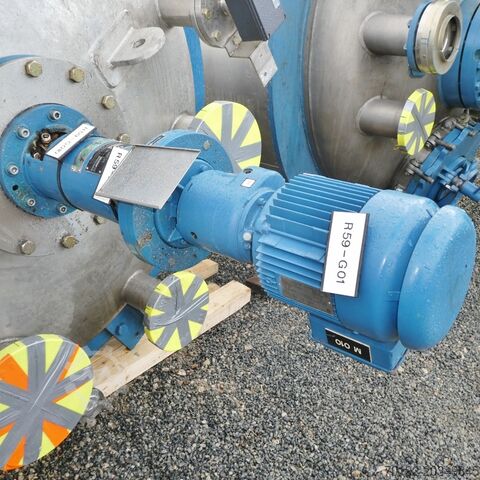 2500-liter heatable/coolable pressure vessel made of V4A Innoweld 8126