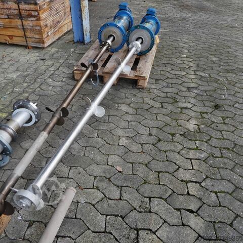 1969 litre heatable/coolable reactor vessel made of V4A with 1.1 kW explosion-proof agitator Paul Schwingel GmbH 8091