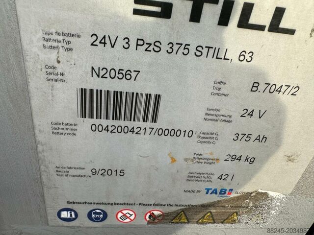 VS-22445 Elektrischer Triplex-Stapler Still EXVSF14 Bj. 2018 STILL EXVSF14