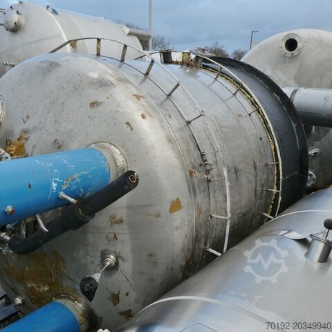 3500 Liter heiz-/kühlbarer Druckbehälter aus V2A Iaeg 7733