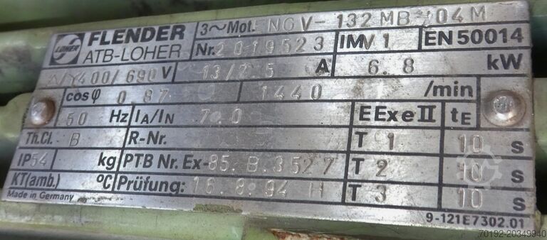 3500 Liter heiz-/kühlbarer Druckbehälter aus V2A Iaeg 7733