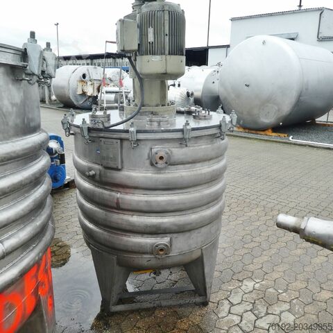 1000 Liter heiz-/kühlbarer Behälter aus V2A Edel 7307