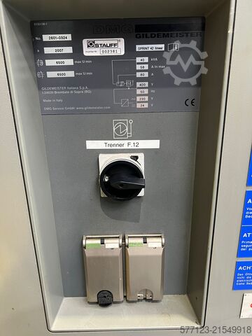 CNC turning and milling center Gildemeister Sprint 42 - linear inkl. Stangenlader