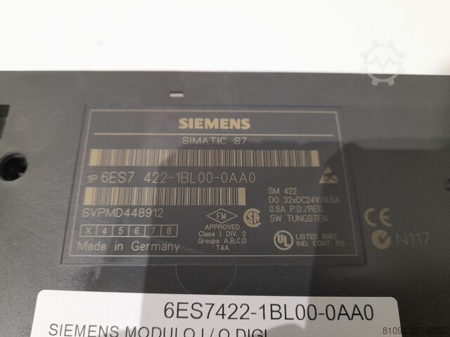 SIMATIC S7-400 DIGITAL I/O MODULE SIEMENS SIEMENS SIMATIC 6ES7422-1BL00-0AA0