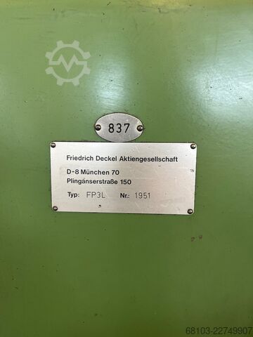 Werkzeugfräse DECKEL FP 3L