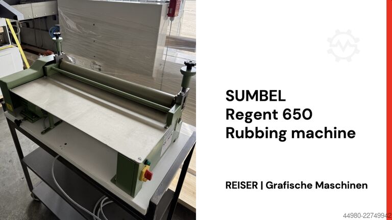 Buchbindereimaschine Sumbel Regent 650