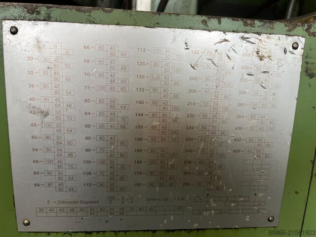 CV Sägen Schleifmaschine Ohler SA1250