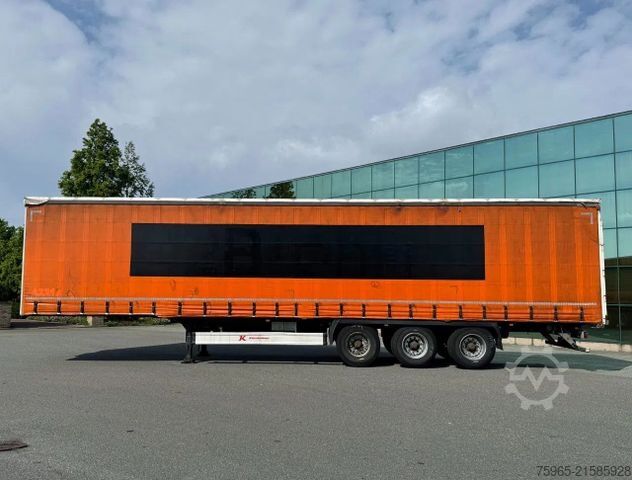 Open semitrailer with tarp  Other KAESSBOHRER  MAXIMA   DRUM BRAKES     SLID