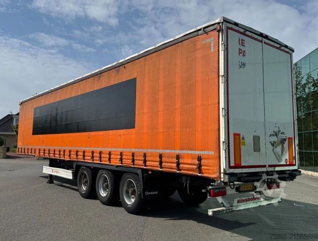 Open semitrailer with tarp  Other KAESSBOHRER  MAXIMA   DRUM BRAKES     SLID