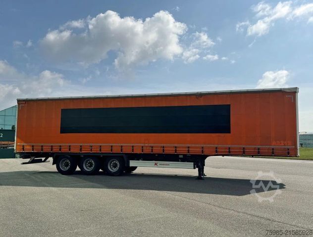 Open semitrailer with tarp  Other KAESSBOHRER  MAXIMA   DRUM BRAKES     SLID