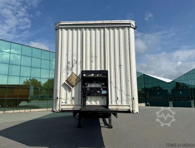 Open semitrailer with tarp  Other KAESSBOHRER  MAXIMA   DRUM BRAKES     SLID