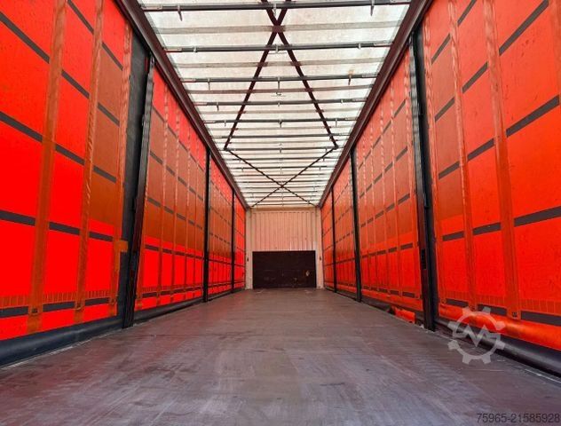 Open semitrailer with tarp  Other KAESSBOHRER  MAXIMA   DRUM BRAKES     SLID