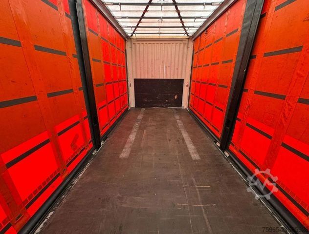 Open semitrailer with tarp  Other KAESSBOHRER  MAXIMA   DRUM BRAKES     SLID