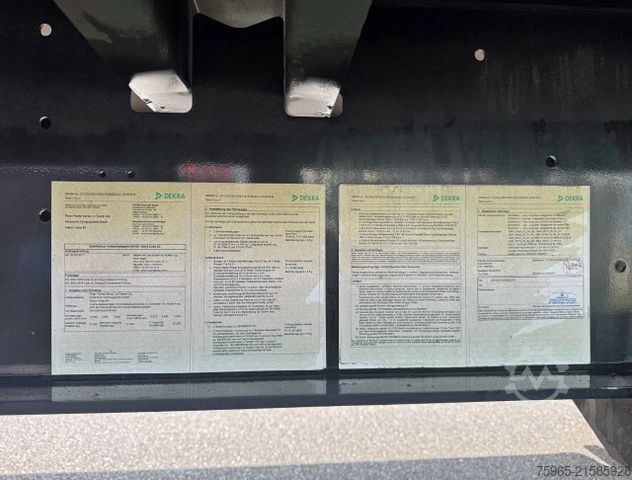 Open semitrailer with tarp  Other KAESSBOHRER  MAXIMA   DRUM BRAKES     SLID