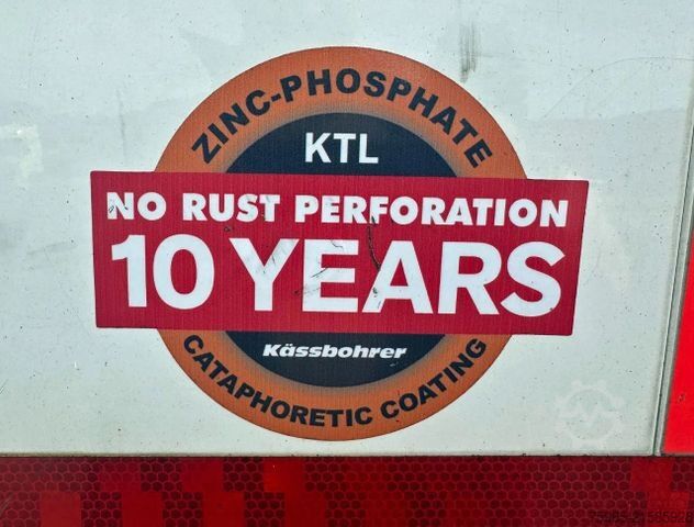 Open semitrailer with tarp  Other KAESSBOHRER  MAXIMA   DRUM BRAKES     SLID