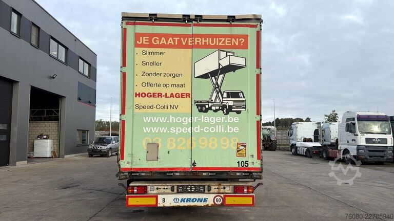 Curtain sided Krone SDP27 (DISC BRAKES / BPW AXLES / FREINS DISQUE ...
