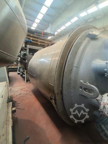 Gebrauchter Pfaudler Glas ausgekleideter vertikaler Reaktor, 8190 Liter PFAUDLER BE6300