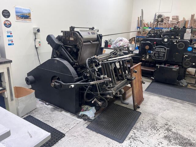 Buchdruckmaschine Heidelberg SBB