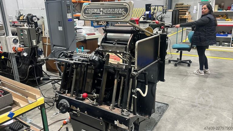 Buchdruckmaschine Heidelberg SBB