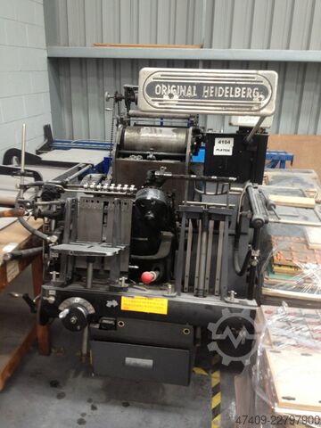 Buchdruckmaschine Heidelberg SBB