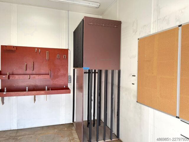 Workshop container  Werkstattcontainer Garage Container Büro