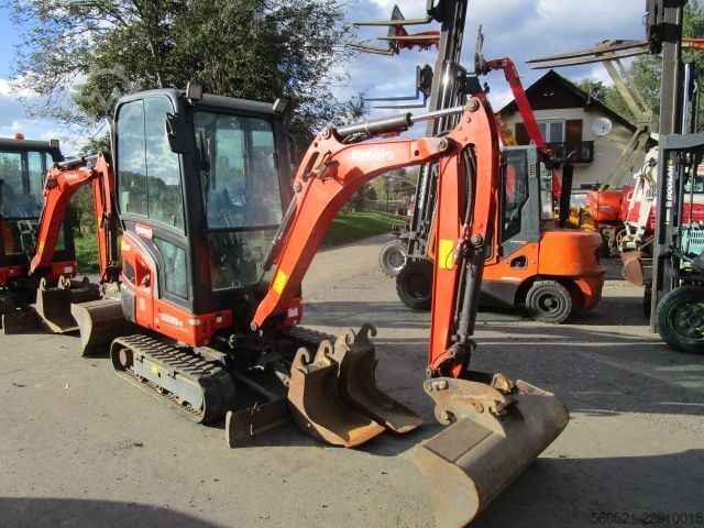 Minibagger Kubota KX 019-4 mit hydraul. Schnellwechsler + 3 Löffel