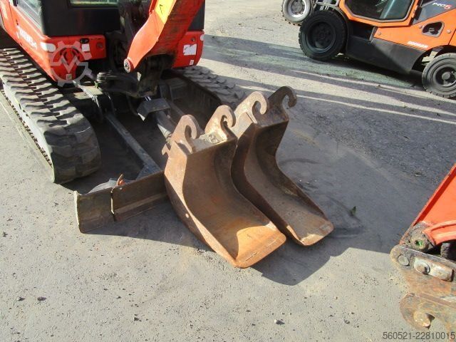 Minibagger Kubota KX 019-4 mit hydraul. Schnellwechsler + 3 Löffel