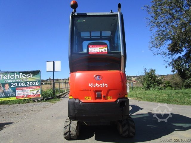 Minibagger Kubota KX 016-4 mit hydraul. Schnellwechsler + 3 Löffel