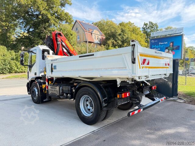 Kipper LKW IVECO Eurocargo 180-320 KRAN 14m FUNK KIPPER AHK