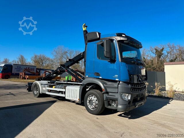Roll-off tipper truck MERCEDES-BENZ Arocs 1832 4x2 Abrollkipper AHK 35to
