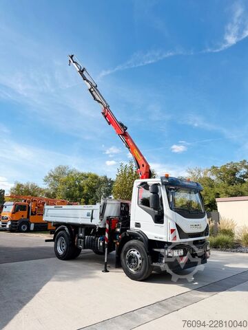 Autokran IVECO Eurocargo 180-320 KRAN 14m FUNK KIPPER AHK
