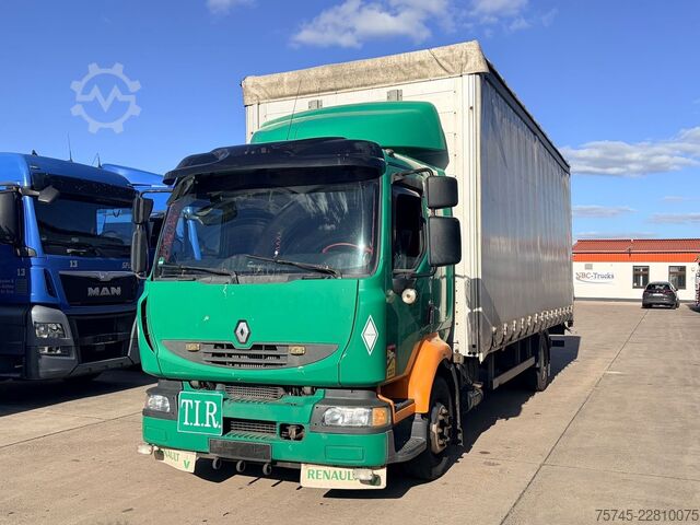 LKW mit Pritsche & Plane RENAULT MIDLUM 290 DXI / SCHLAFKABINE / EURO 5