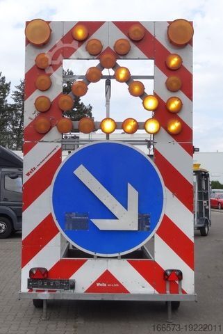 Trailer  Berghaus AM3 Verkehrsleitanhänger  Absperrtafel