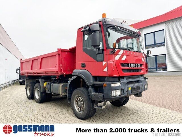 Tipper truck Iveco Trakker AD260T45W 6x6, Bordmatik
