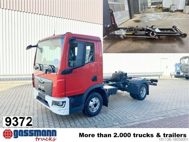 Abrollkipper Transporter MAN TGL 8.190 4x2 BB CH, City-Abroller