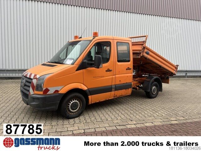 Tipper van Volkswagen Crafter 2.5 TDI 4x2 Doka, Meiller Kipper