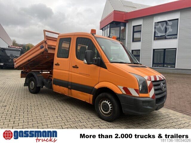 Tipper van Volkswagen Crafter 2.5 TDI 4x2 Doka, Meiller Kipper
