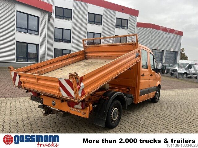 Tipper van Volkswagen Crafter 2.5 TDI 4x2 Doka, Meiller Kipper