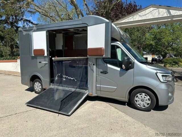 Viehtransporter Renault Master Haras ATM 1-2 Pferde Automatik 180 PS