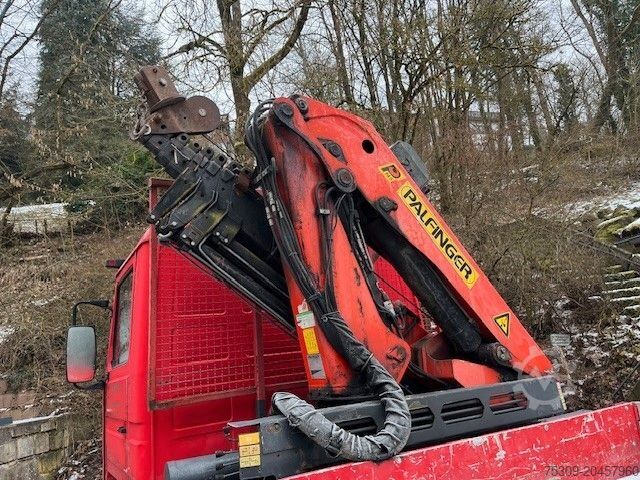 Flatbed truck SCANIA H 93 mit PK 14500 FB & 2 to. Seilwinde