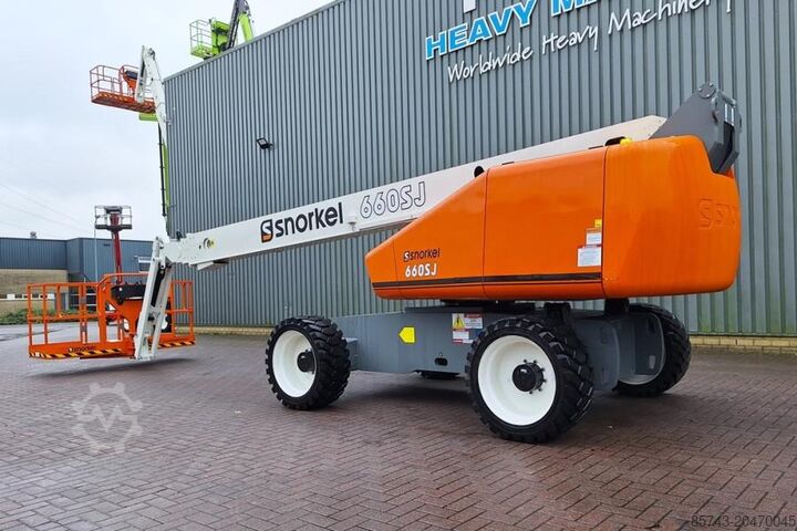 Teleskopbühne Snorkel 660SJ Valid Inspection, *Guarantee! CE, Diesel, 4x