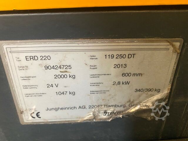 Jungheinrich ERD 220 Initialhub. Jungheinrich ERD 220