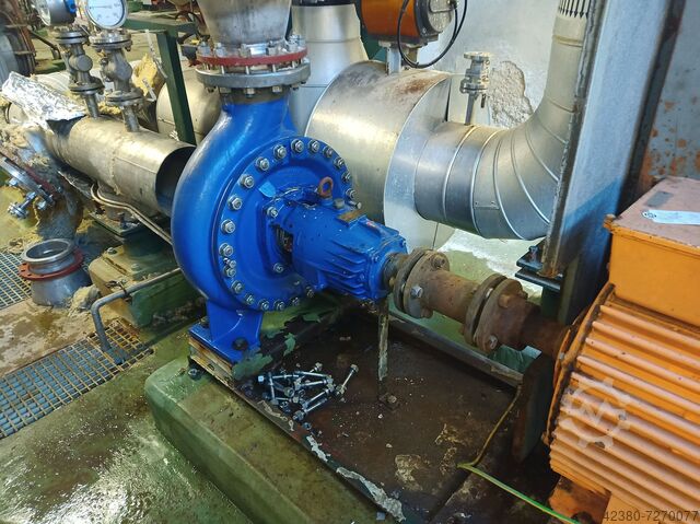 Edelstahl Kreiselpumpe Chemienormpumpe Sulzer 75kW ; 250m³/h ; 27m ZA200-450
