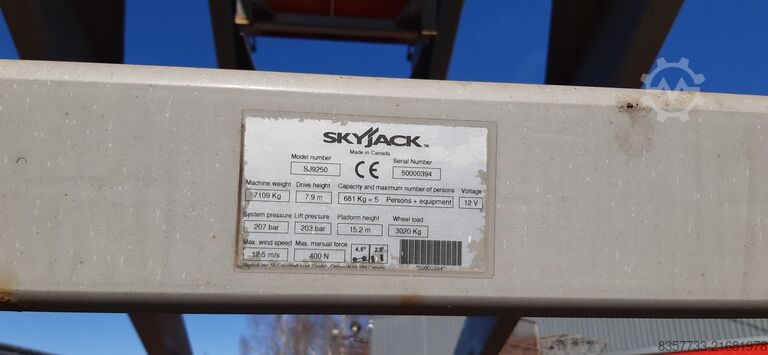 Scherenarbeitsbühne Skyjack SJ9250