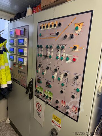 Stationary concrete mixing plant EUROMECC Euro5 MAX Wet