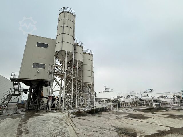 Stationary concrete mixing plant EUROMECC Euro5 Mix Wet