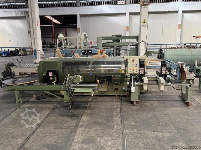 1995 SCM Superset 23 Plus Vierseitenhobelmaschine mit CE-Kennzeichnung, ausgestattet mit 6 Spindeln  SCM Superset 23 Plus