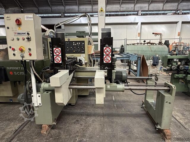 1995 SCM Superset 23 Plus Vierseitenhobelmaschine mit CE-Kennzeichnung, ausgestattet mit 6 Spindeln  SCM Superset 23 Plus