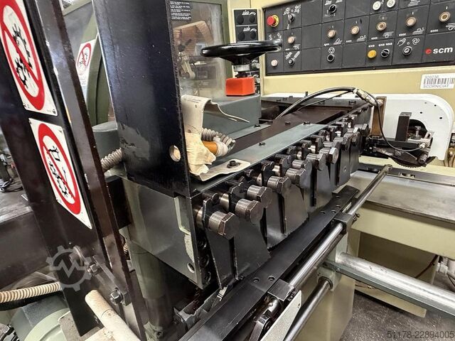 1995 SCM Superset 23 Plus Vierseitenhobelmaschine mit CE-Kennzeichnung, ausgestattet mit 6 Spindeln  SCM Superset 23 Plus